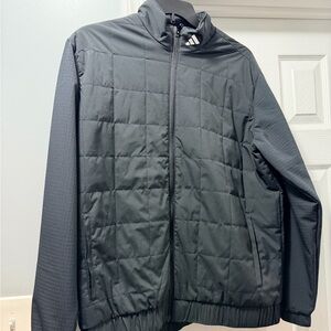 Adidas Men's Large Black Puffer Jacket NEW